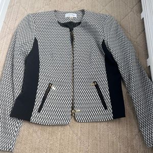 Calvin Klein Women’s jacquard jacket size 10